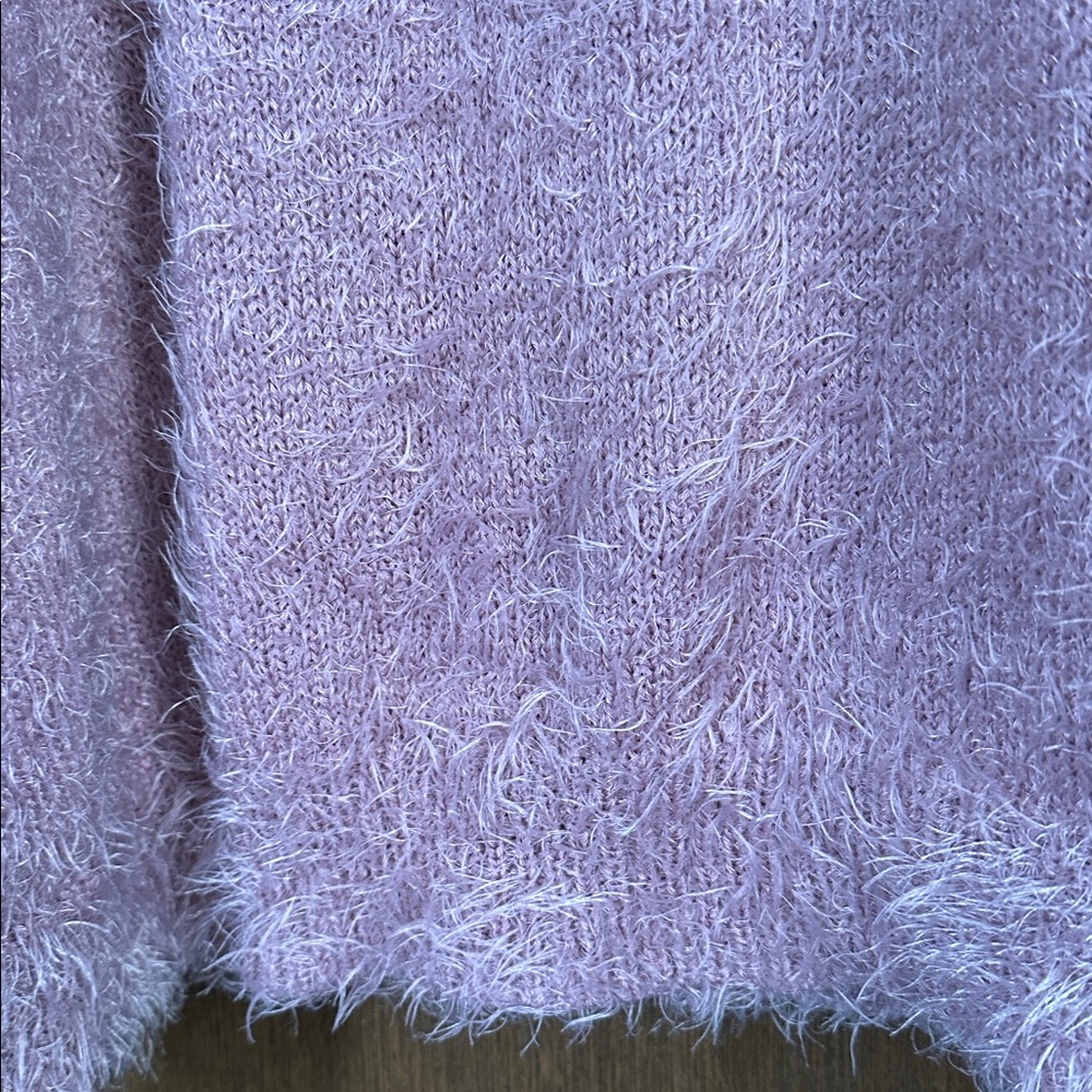 Mudd Soft Pinkish mauve Crew Neck Sweater. Plus size 2. - Picture 4 of 4